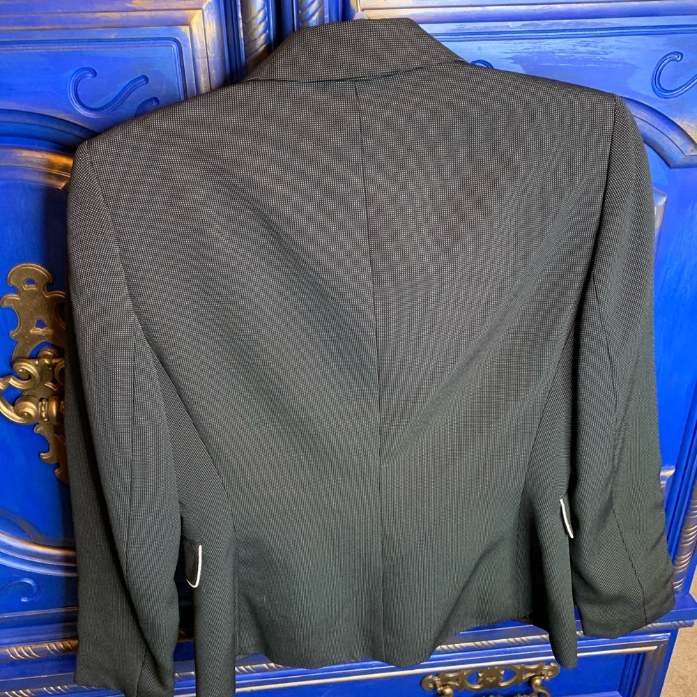 Tahari Arthur Levine Womens Black Blazer Jacket 6P - Picture 3 of 3